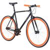 700C 28 Zoll Fixie Singlespeed Bike Galano Blade 5 Farben zur Auswahl, Rahmengrösse:59 cm, Farbe:Schwarz / Orange