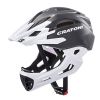 Cratoni Downhill Helm C-Maniac, Black-White Matt, Gr. L-XL (58-61 cm)