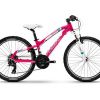 Haibike SEET HardFour Life 1.0 Kinder Mountain Bike 2018 (30, Pink/Weiß/Blau)