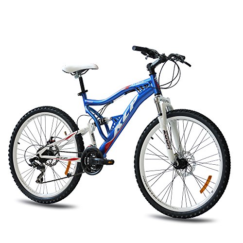 26" KCP MOUNTAINBIKE FAHRRAD ATTACK 21 Gang SHIMANO blau